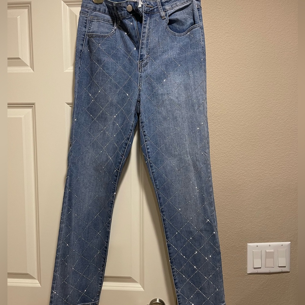 Fashion Nova Jeans with Rhinestones